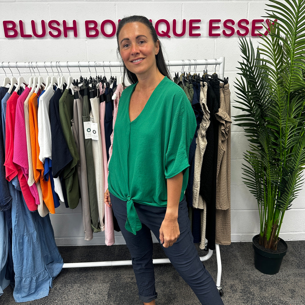 Chantelle Tie Top - Blush Boutique Essex