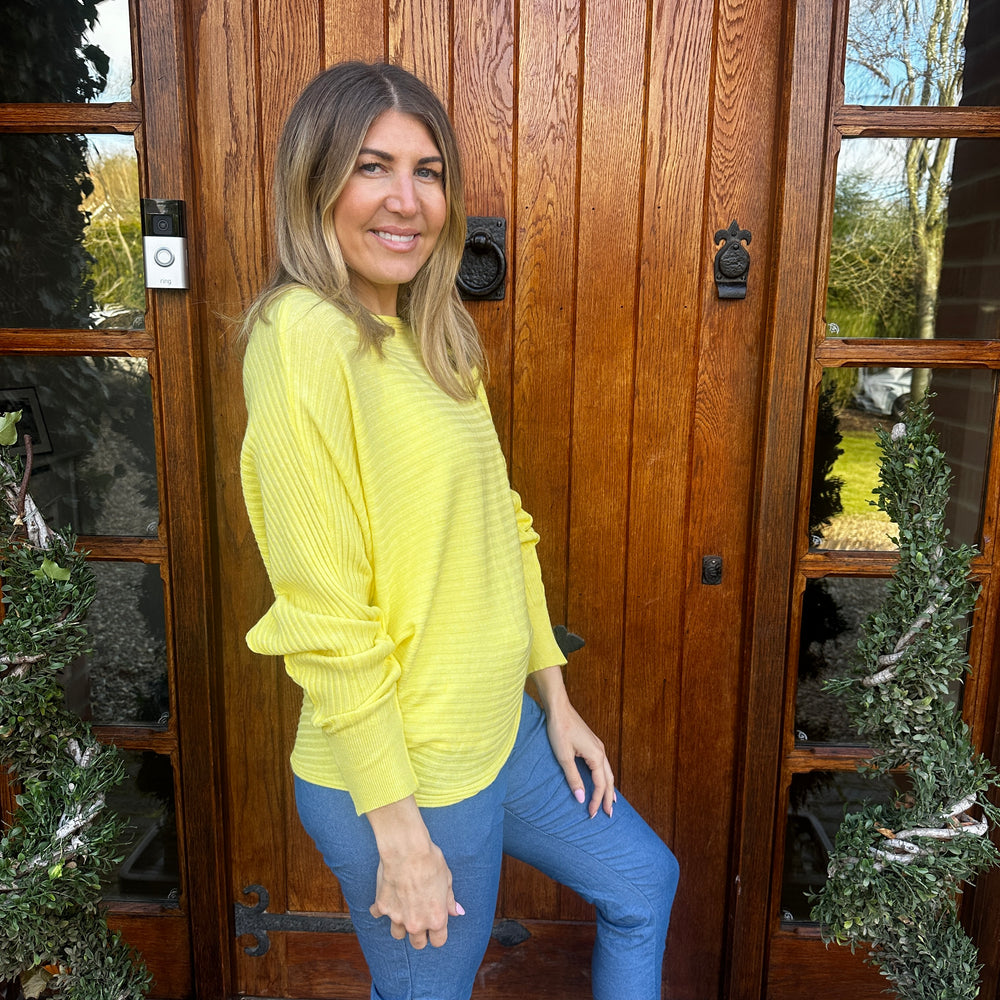 Sammie Ribbed Jumper - Blush Boutique Essex