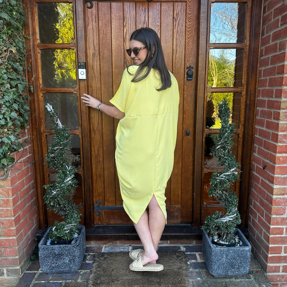 Faith V Neck Dress - Blush Boutique Essex