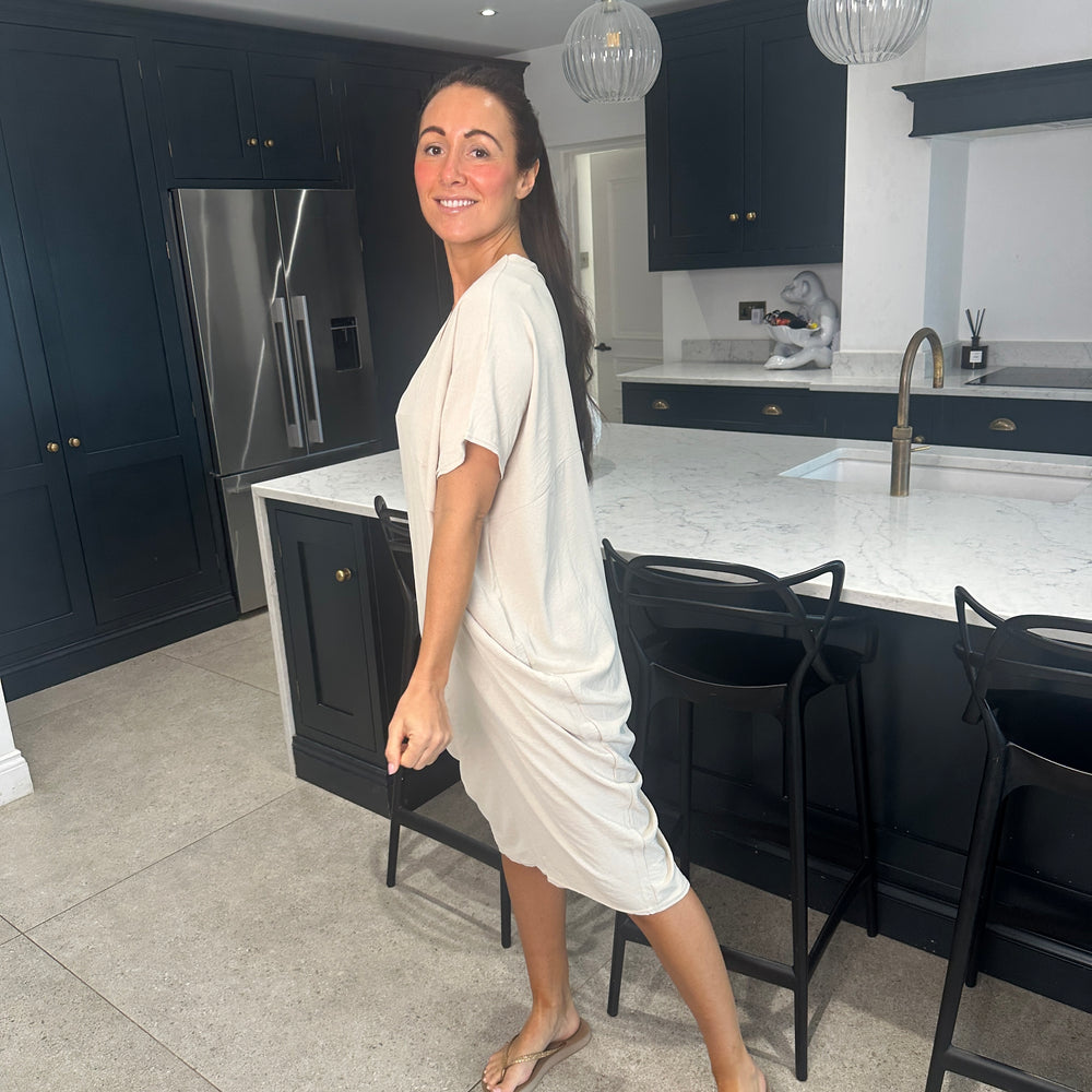 Faith V Neck Dress - Blush Boutique Essex