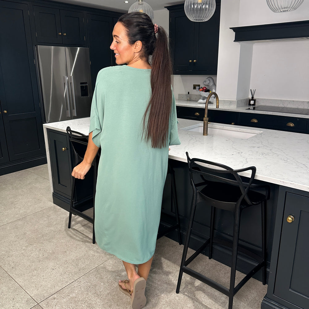 Tiffany Knot Dress - Blush Boutique Essex