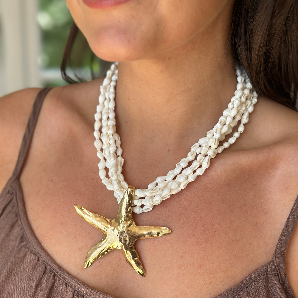 Pearl/Star Necklace - Blush Boutique Essex