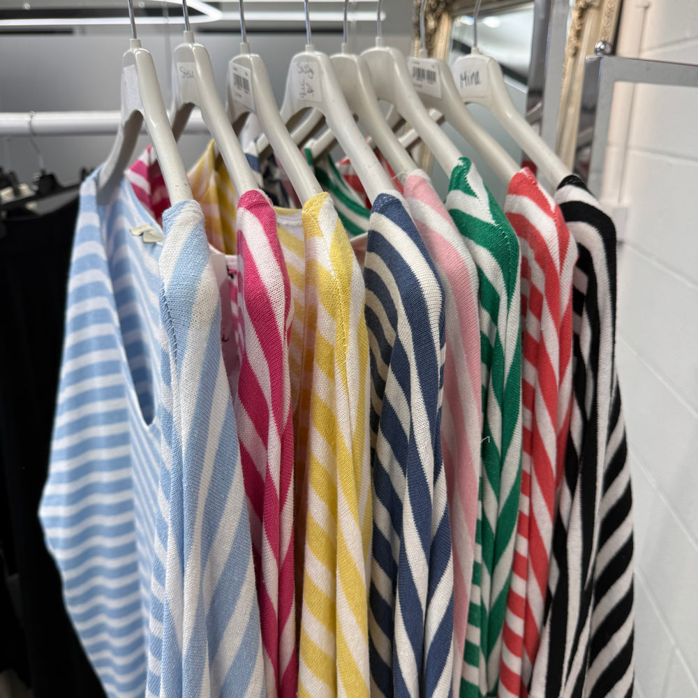 Jules stripe long sleeve T shirt - Blush Boutique Essex