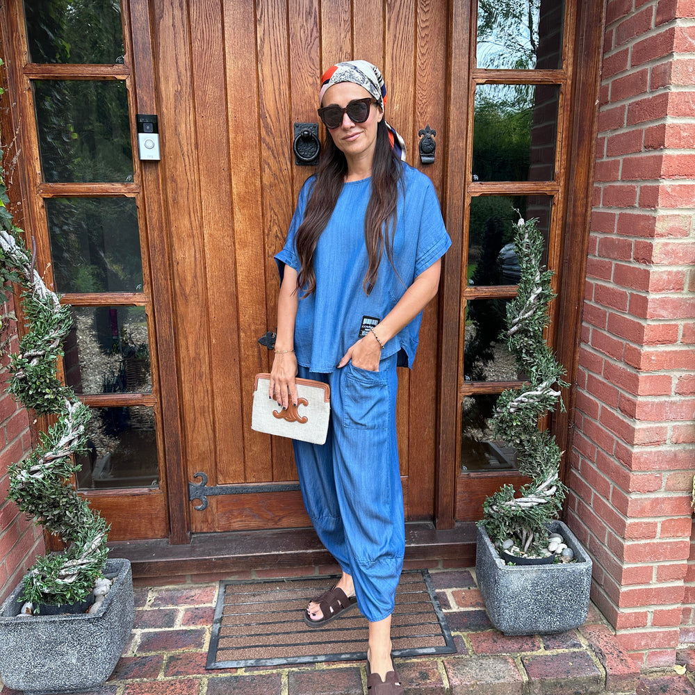 Lola Denim Co Ord - Blush Boutique Essex