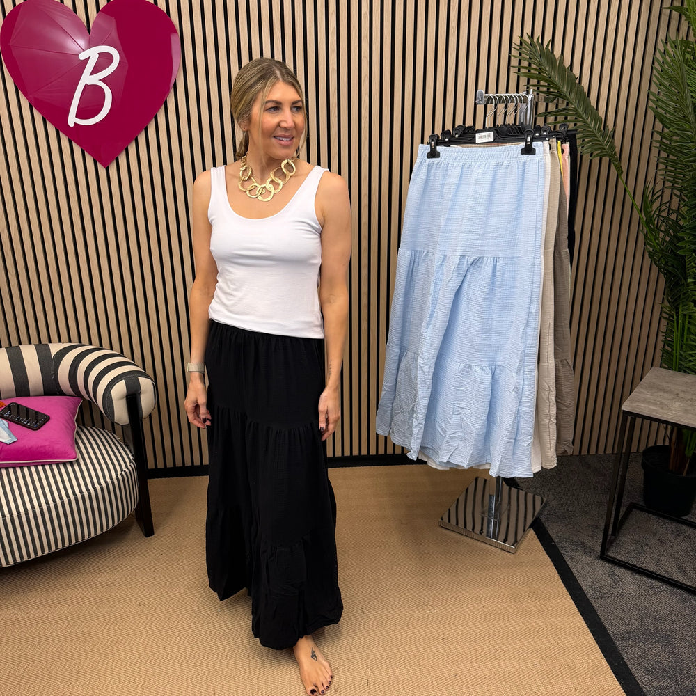 Francis Tiered skirt - Blush Boutique Essex