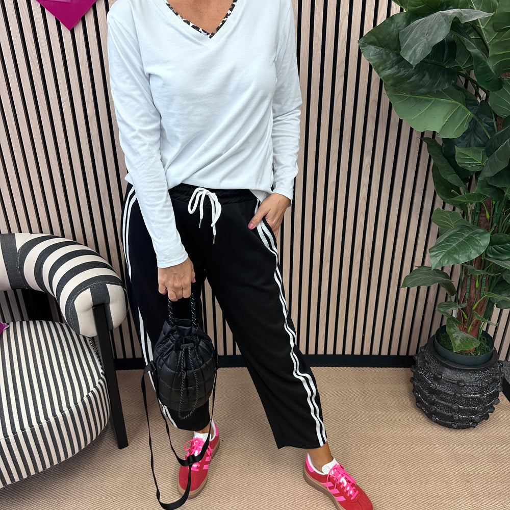 Stripe James Trouser - Blush Boutique Essex