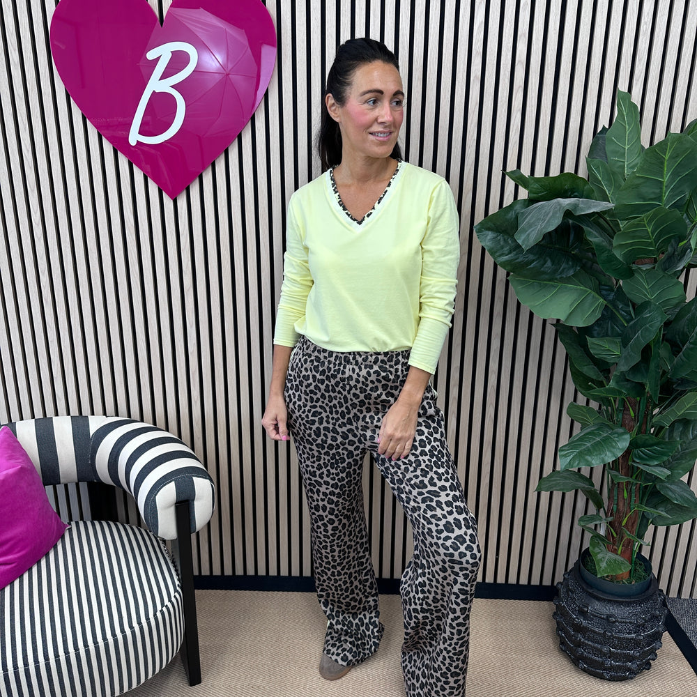 Leoni Leopard Trouser - Blush Boutique Essex