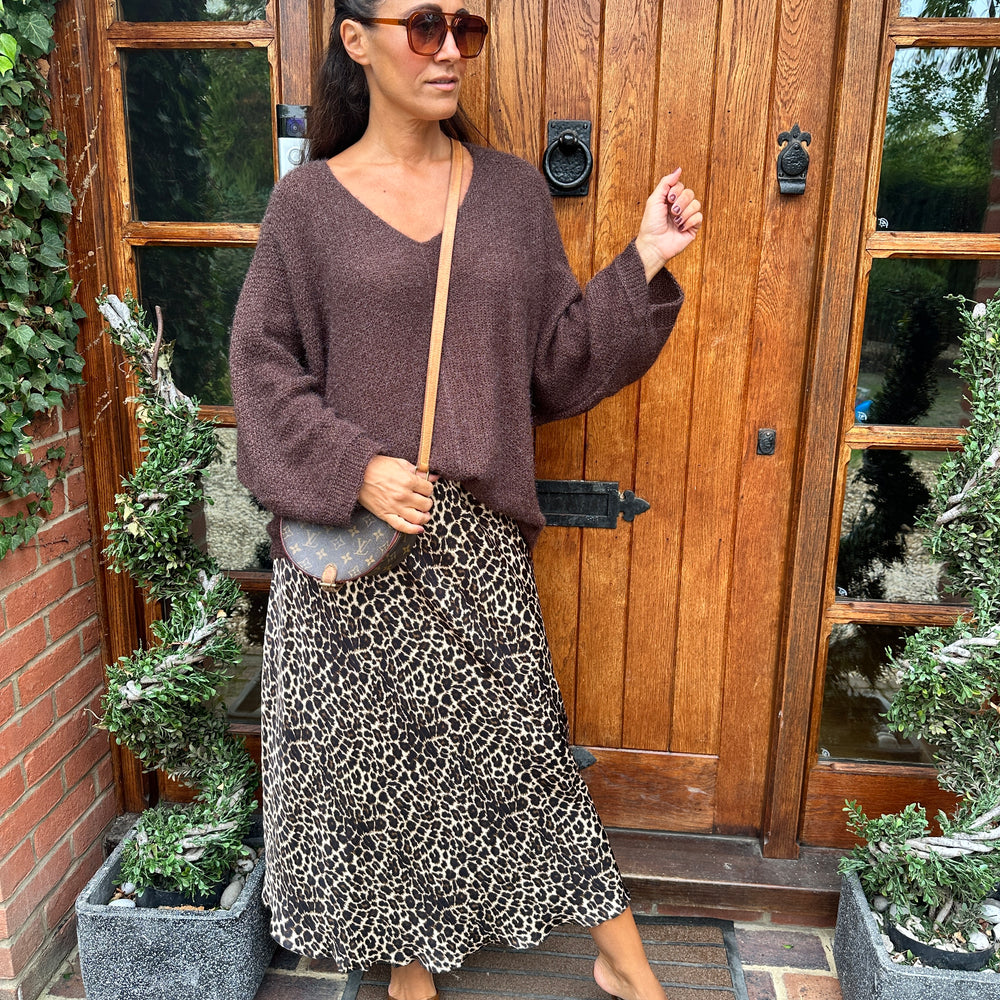 Tali Leopard Skirt