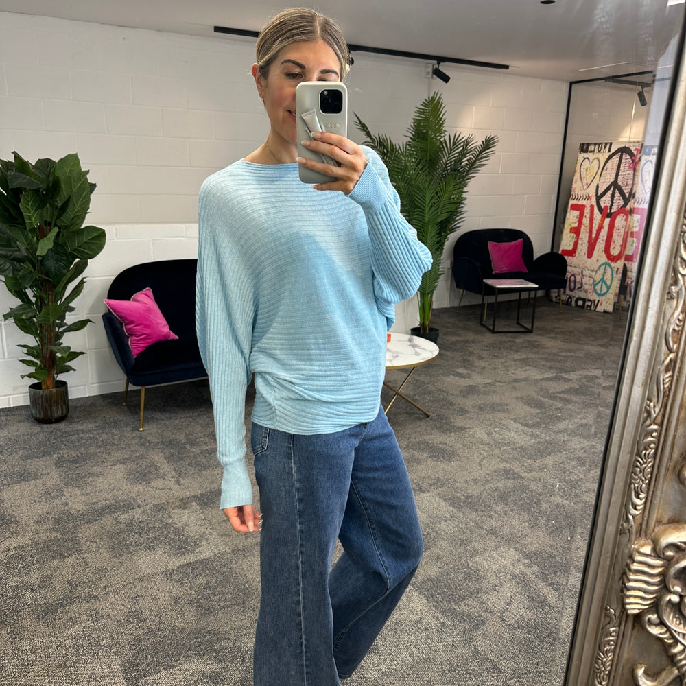 Sammie Ribbed Jumper - Blush Boutique Essex