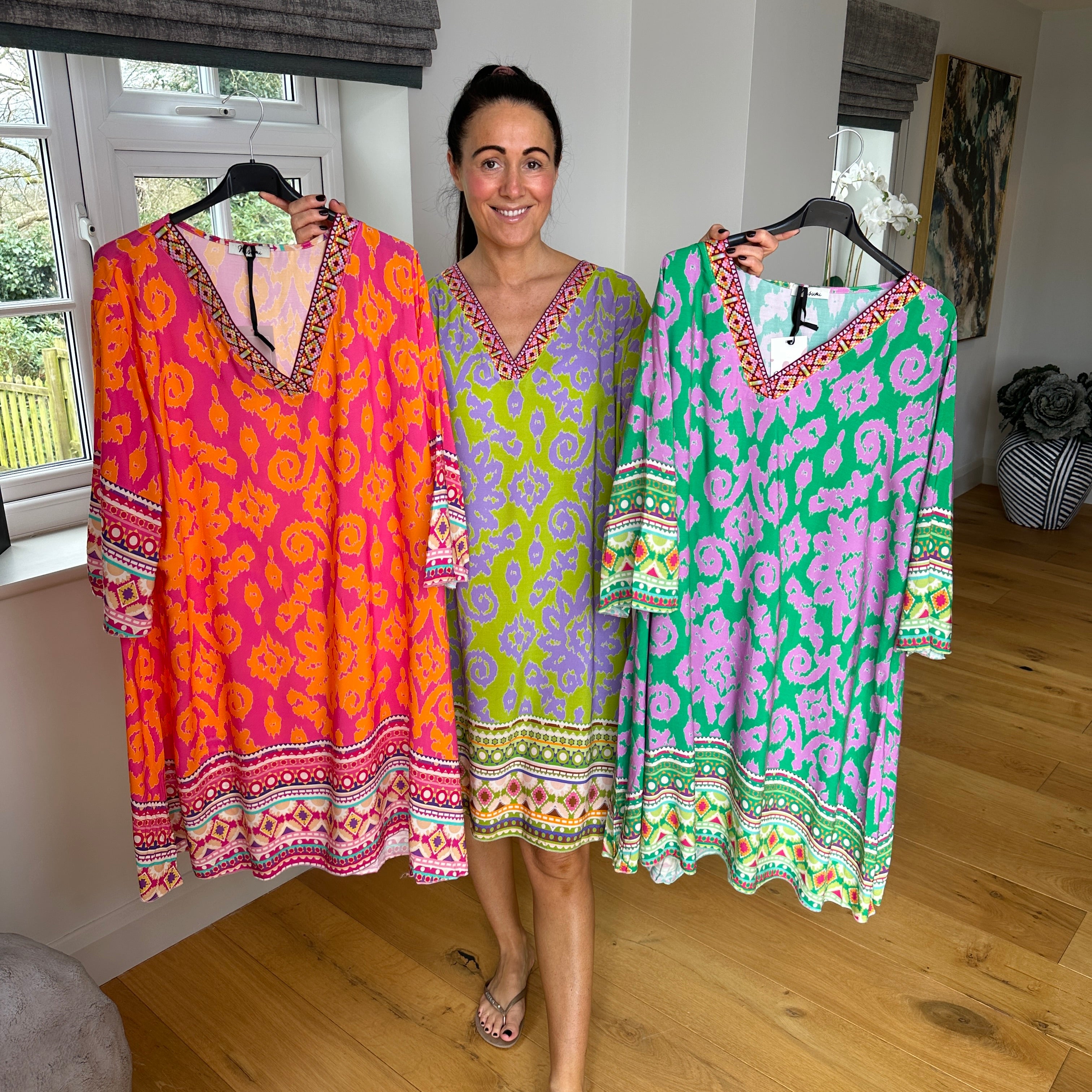 Bambi Printed Dress Blush Boutique Essex