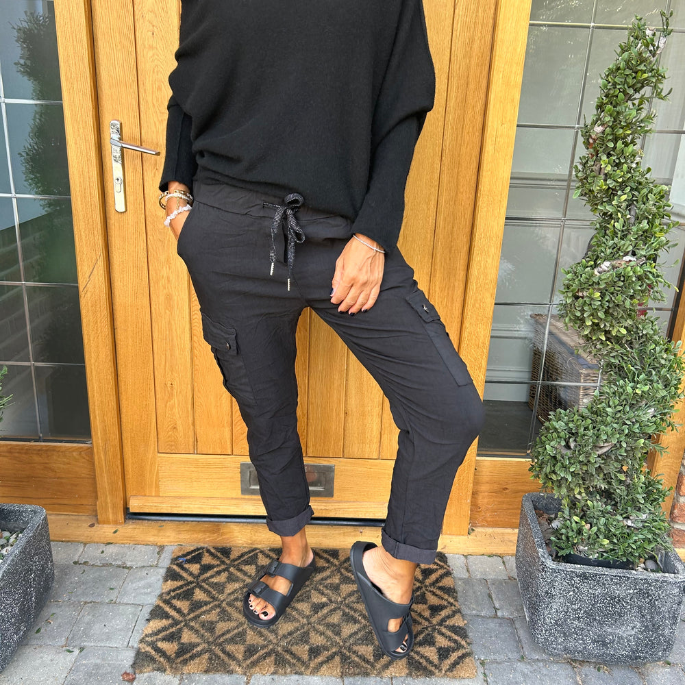 Carli Cargo Magic Trousers - Blush Boutique Essex