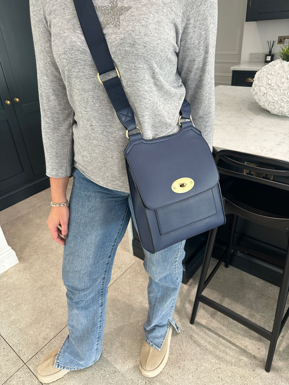 Crossbody Flap Bag - Blush Boutique Essex