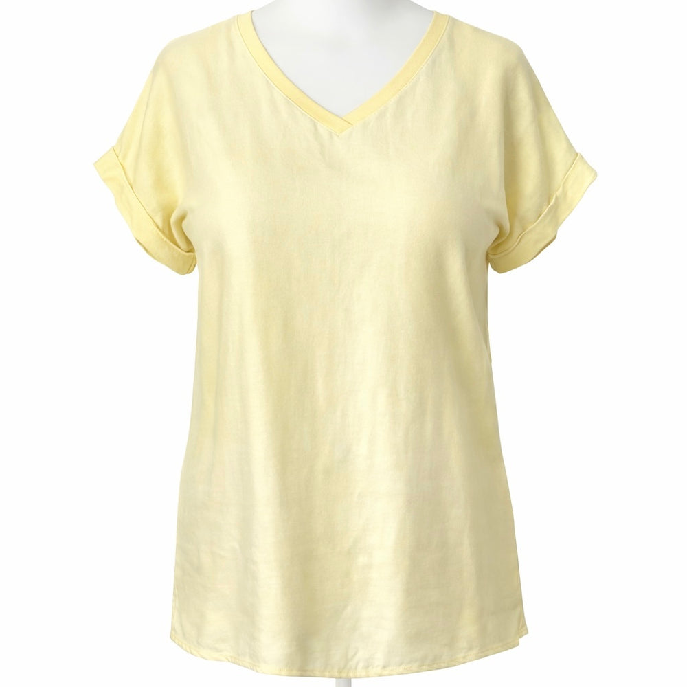 Sybil satin v neck top - Blush Boutique Essex