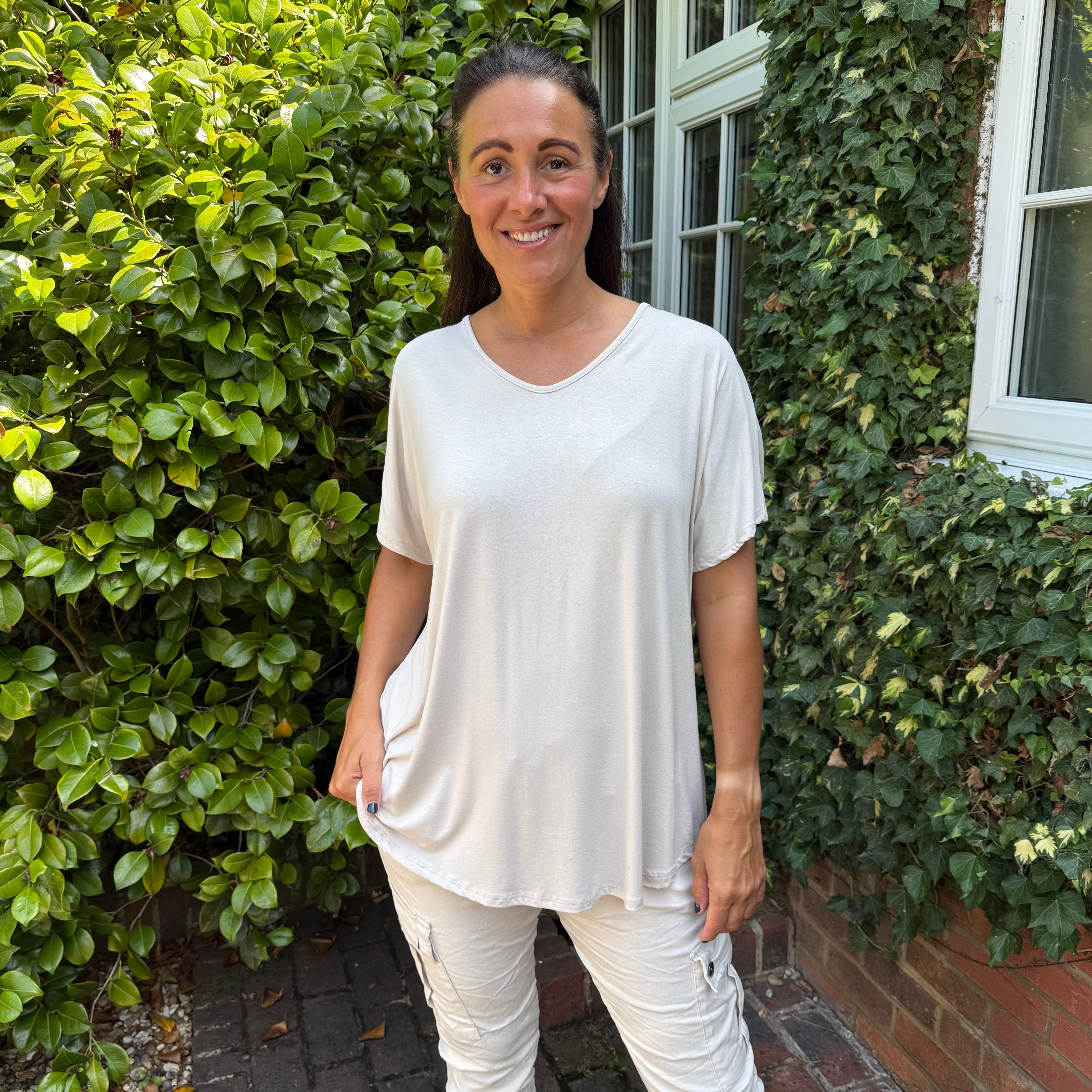 Jamie Jersey T Shirt - Blush Boutique Essex