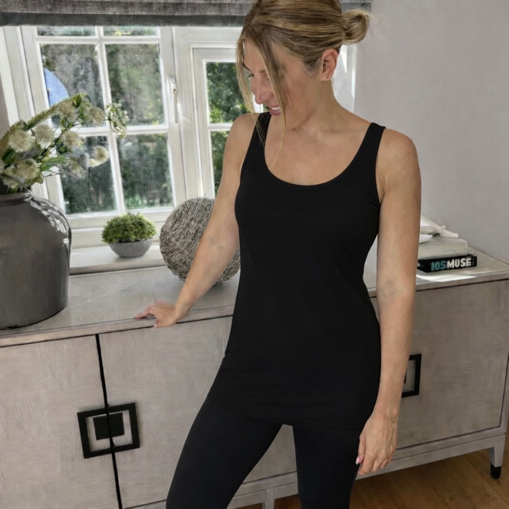 Longline Jersey Vest - Blush Boutique Essex