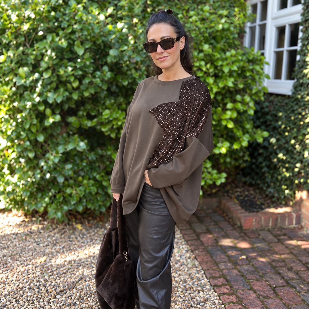 Indi Star Sweatshirt - Blush Boutique Essex