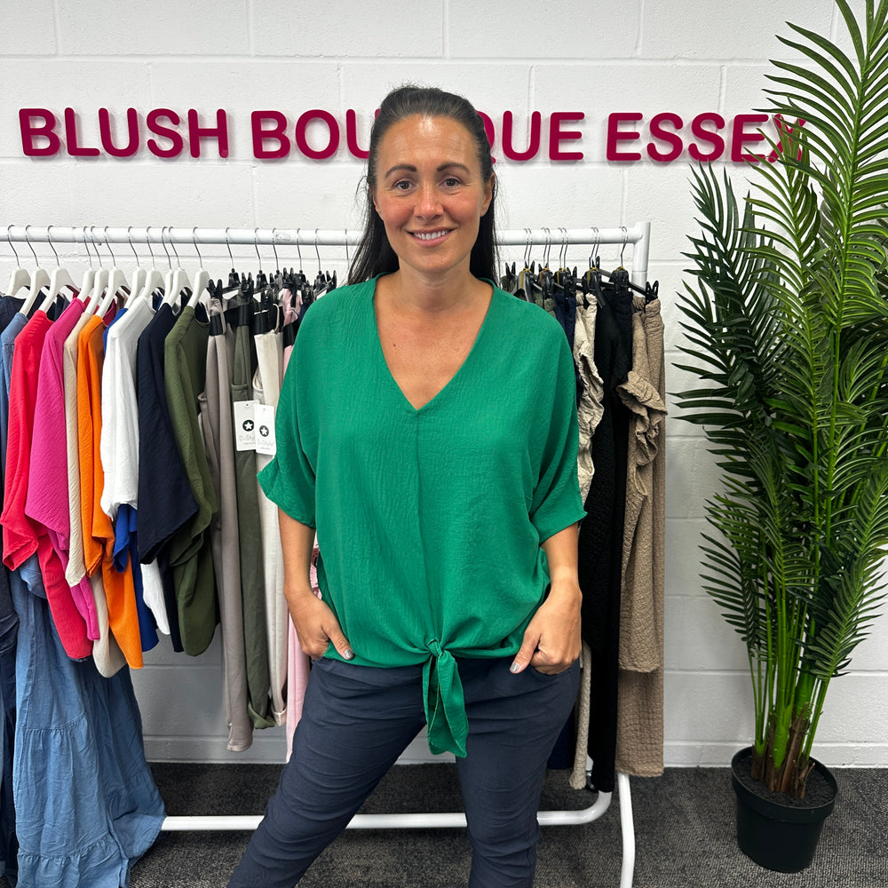 Chantelle Tie Top - Blush Boutique Essex