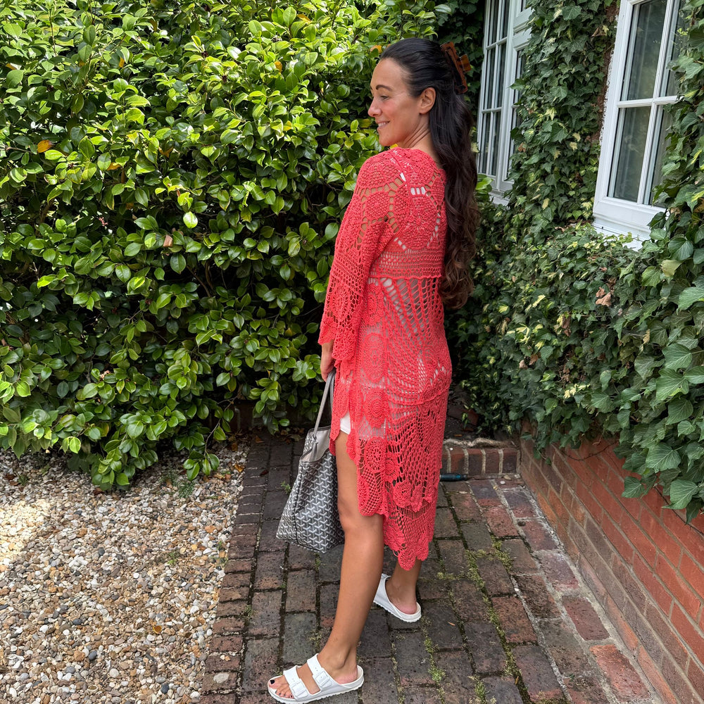 Kimmy Crochet Dress - Blush Boutique Essex