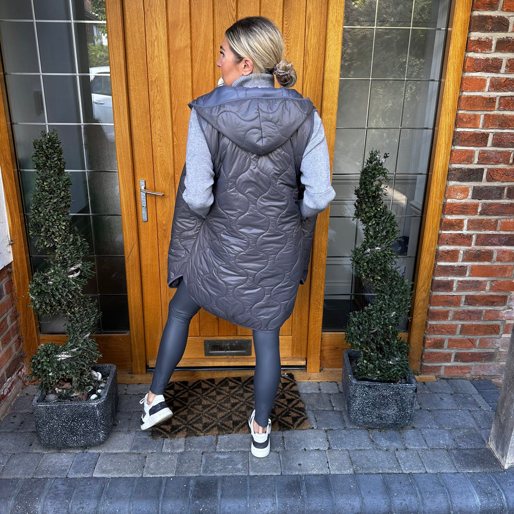 Love Quilted Body Warmer - Blush Boutique Essex
