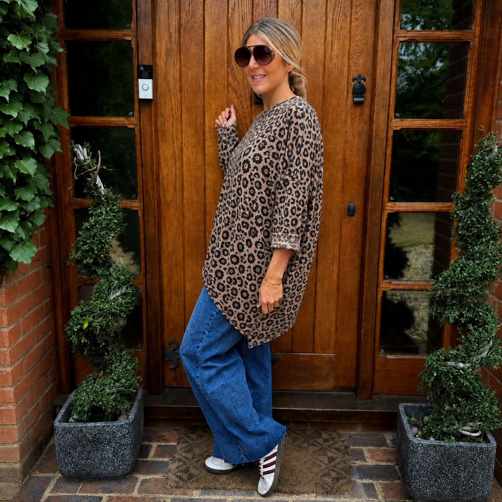 Brogan Leopard Top