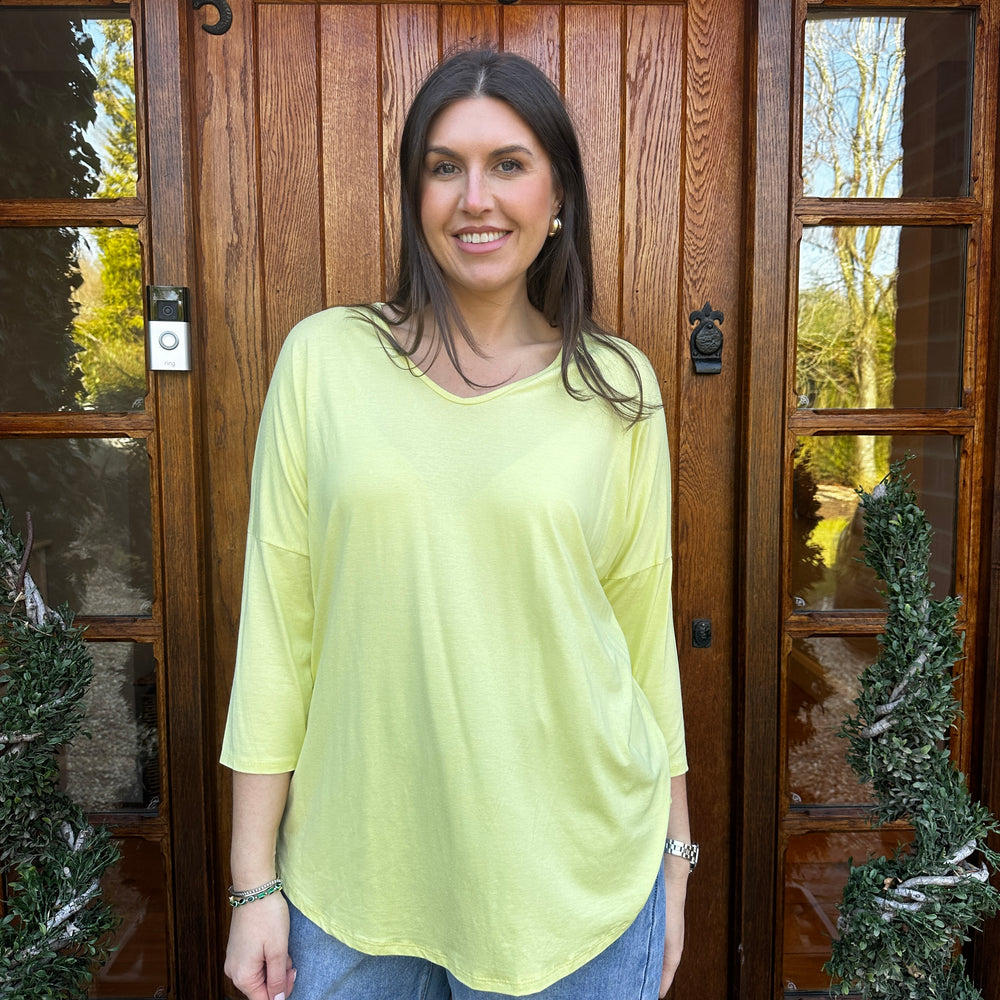 Long Sleeve Jamie Jersey T-Shirt - Blush Boutique Essex