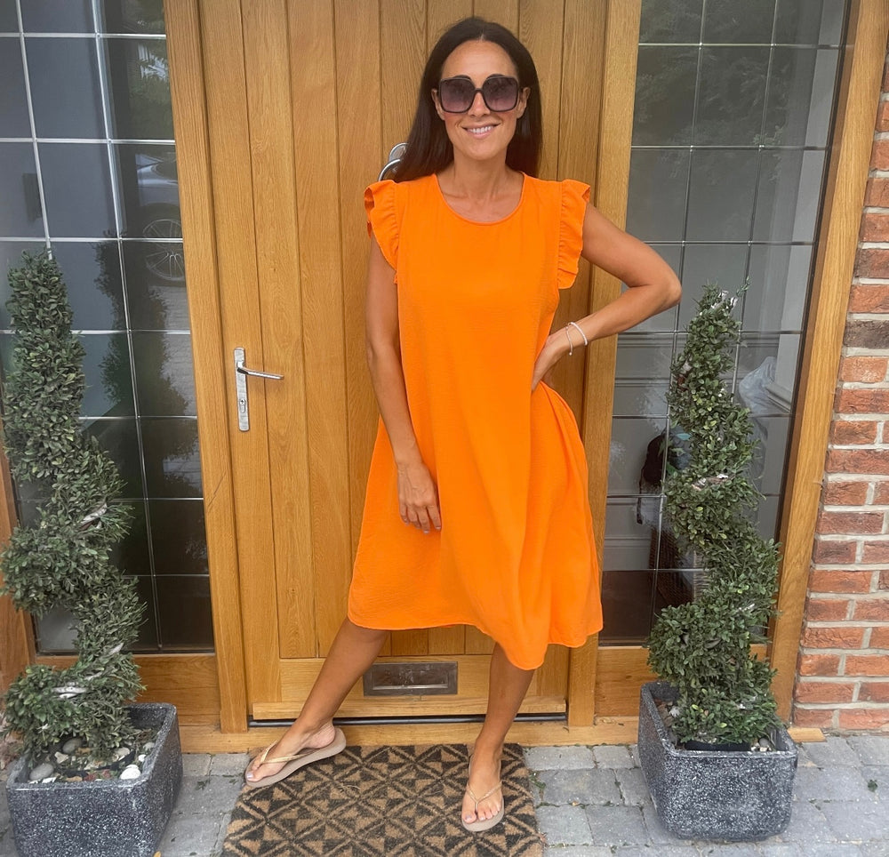 Bertie Button Dress - Blush Boutique Essex