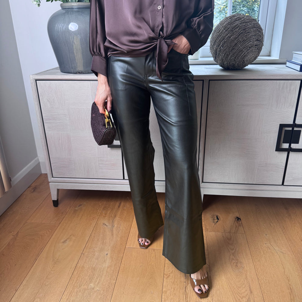 Henry Leather Trousers - Blush Boutique Essex