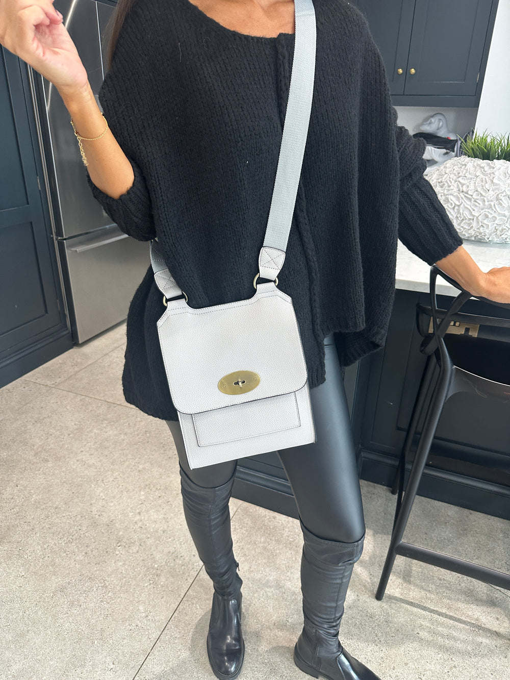 Crossbody Flap Bag - Blush Boutique Essex