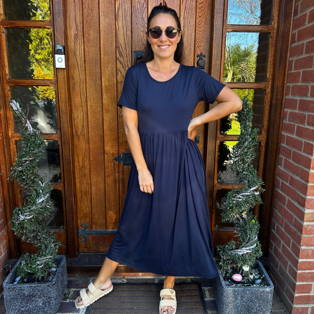 Helena Jersey Dress - Blush Boutique Essex