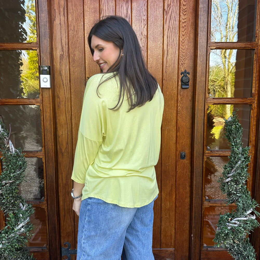 Long Sleeve Jamie Jersey T-Shirt - Blush Boutique Essex