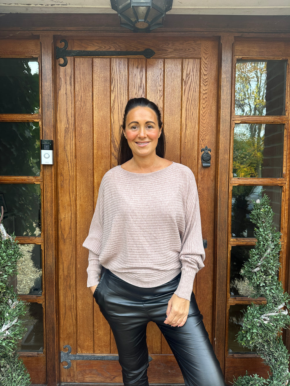 Sammie Ribbed Jumper - Blush Boutique Essex