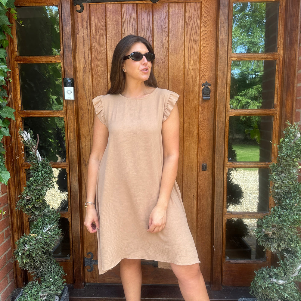 Bertie Button Dress - Blush Boutique Essex