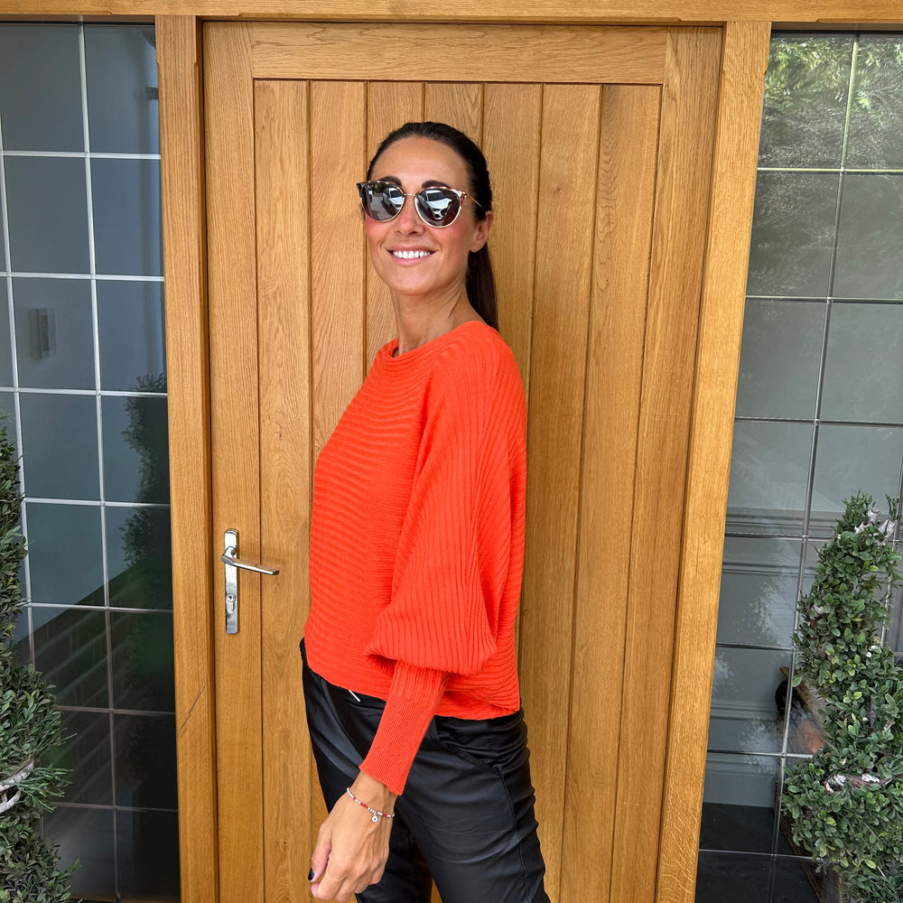 Sammie Ribbed Jumper - Blush Boutique Essex