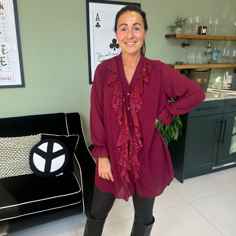 Festive Santiago Shirt - Blush Boutique Essex