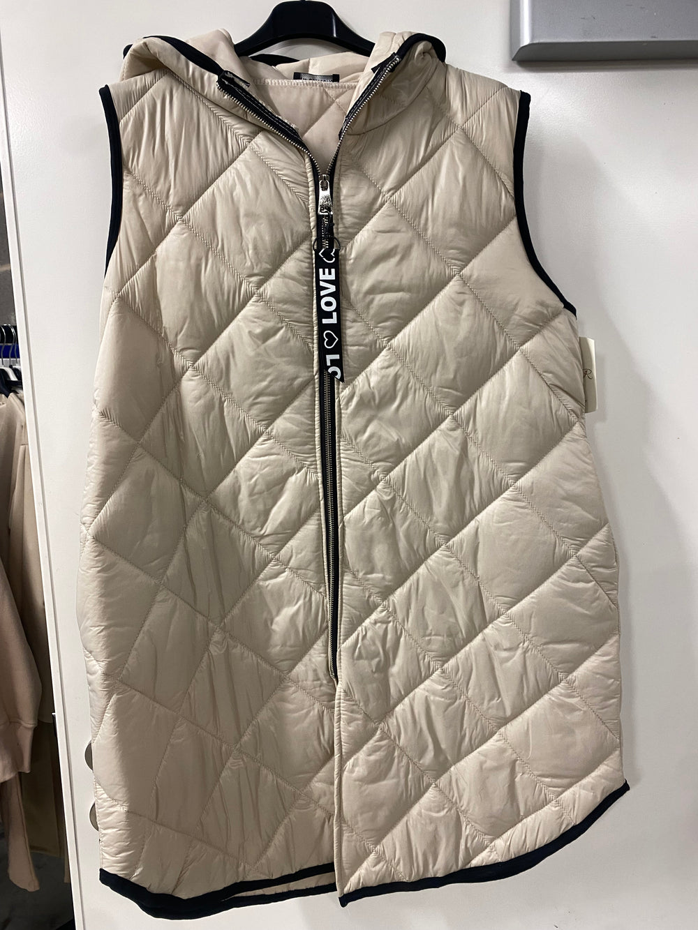Love Quilted Body Warmer - Blush Boutique Essex