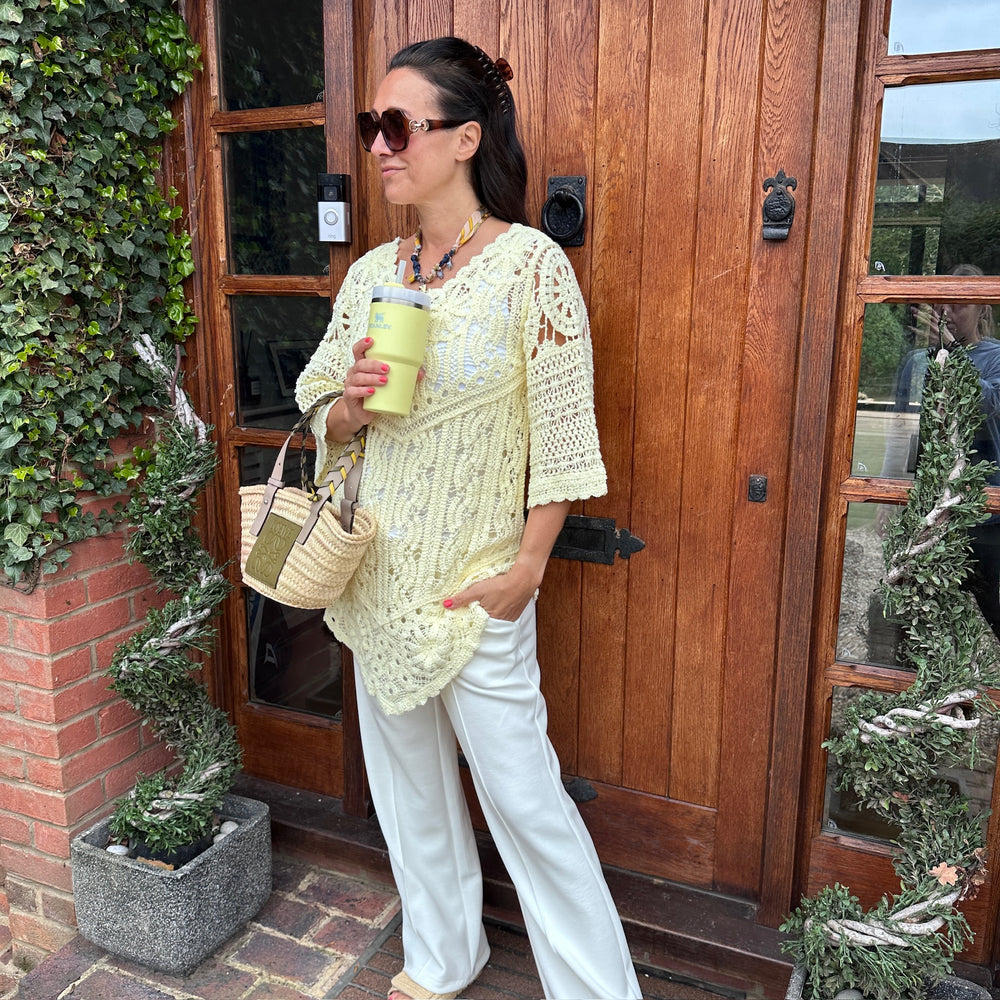 Roman Crochet Top - Blush Boutique Essex