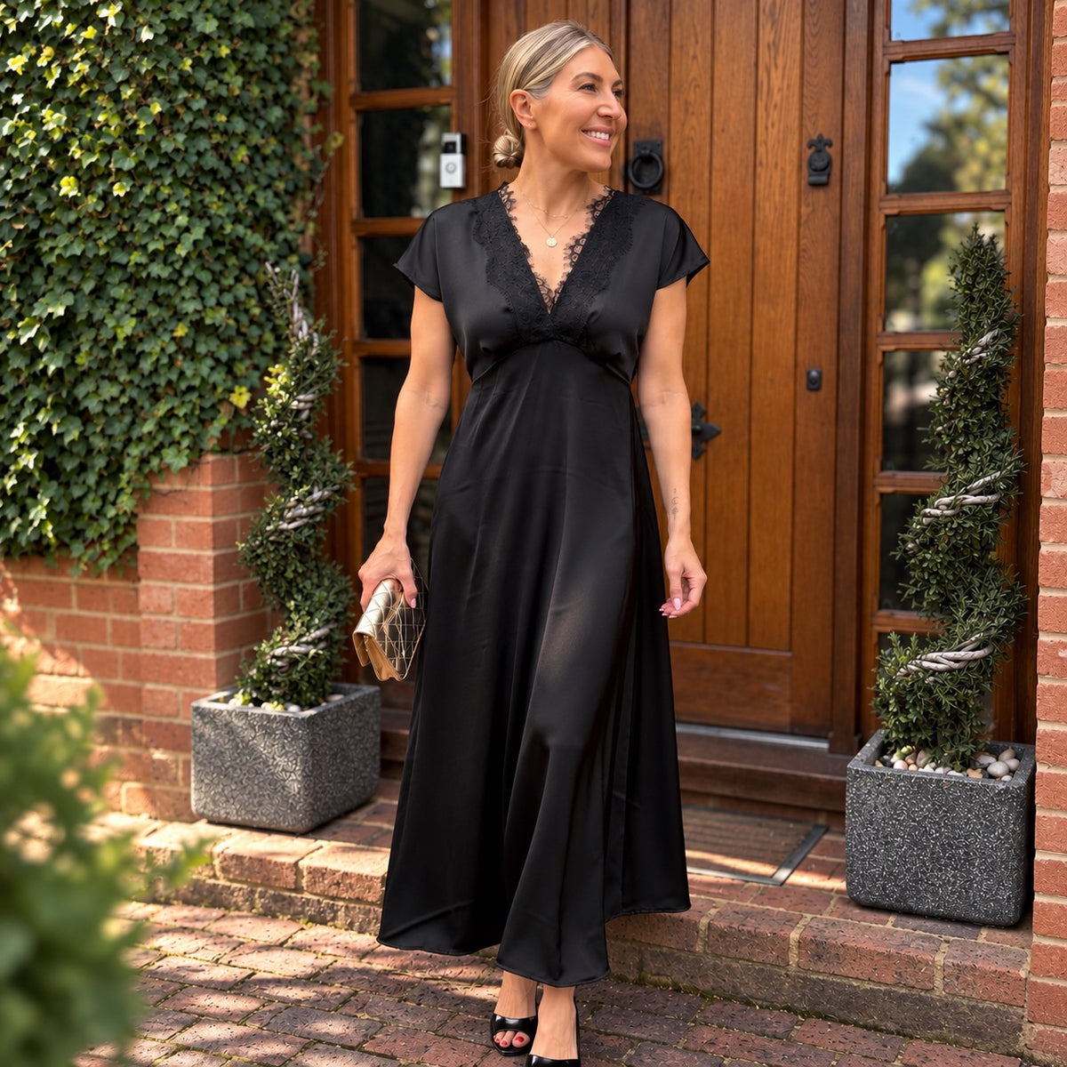 Victoria Satin Dress