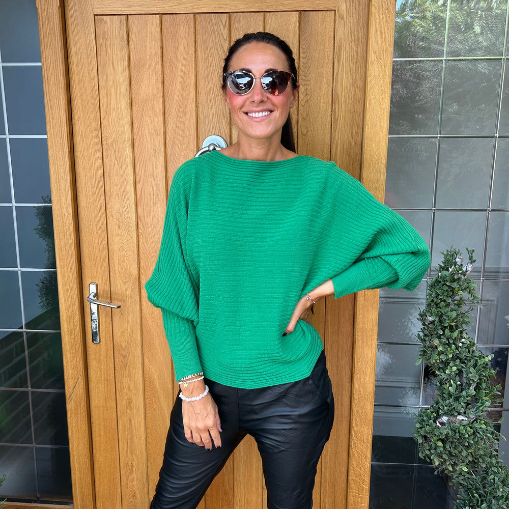 Sammie Ribbed Jumper - Blush Boutique Essex