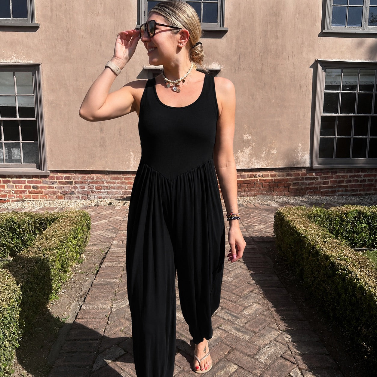 Retreat Jumpsuit - Blush Boutique Essex