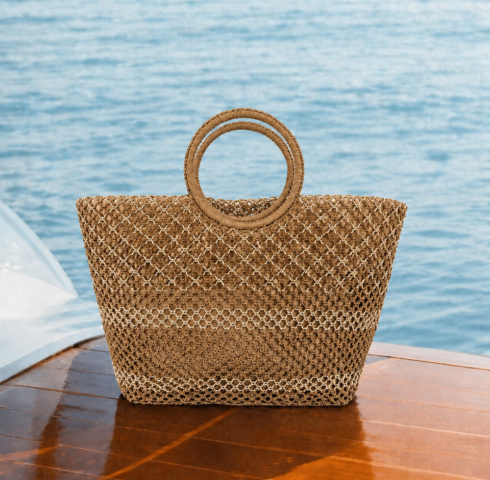 Capri raffia bag - Blush Boutique Essex