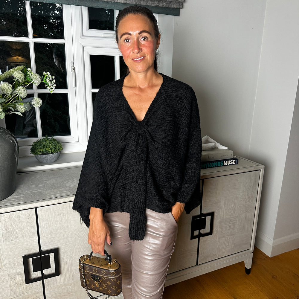 Shannon Bow Knit - Blush Boutique Essex