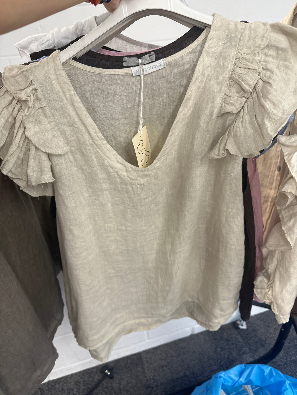 Flora Linen Vest