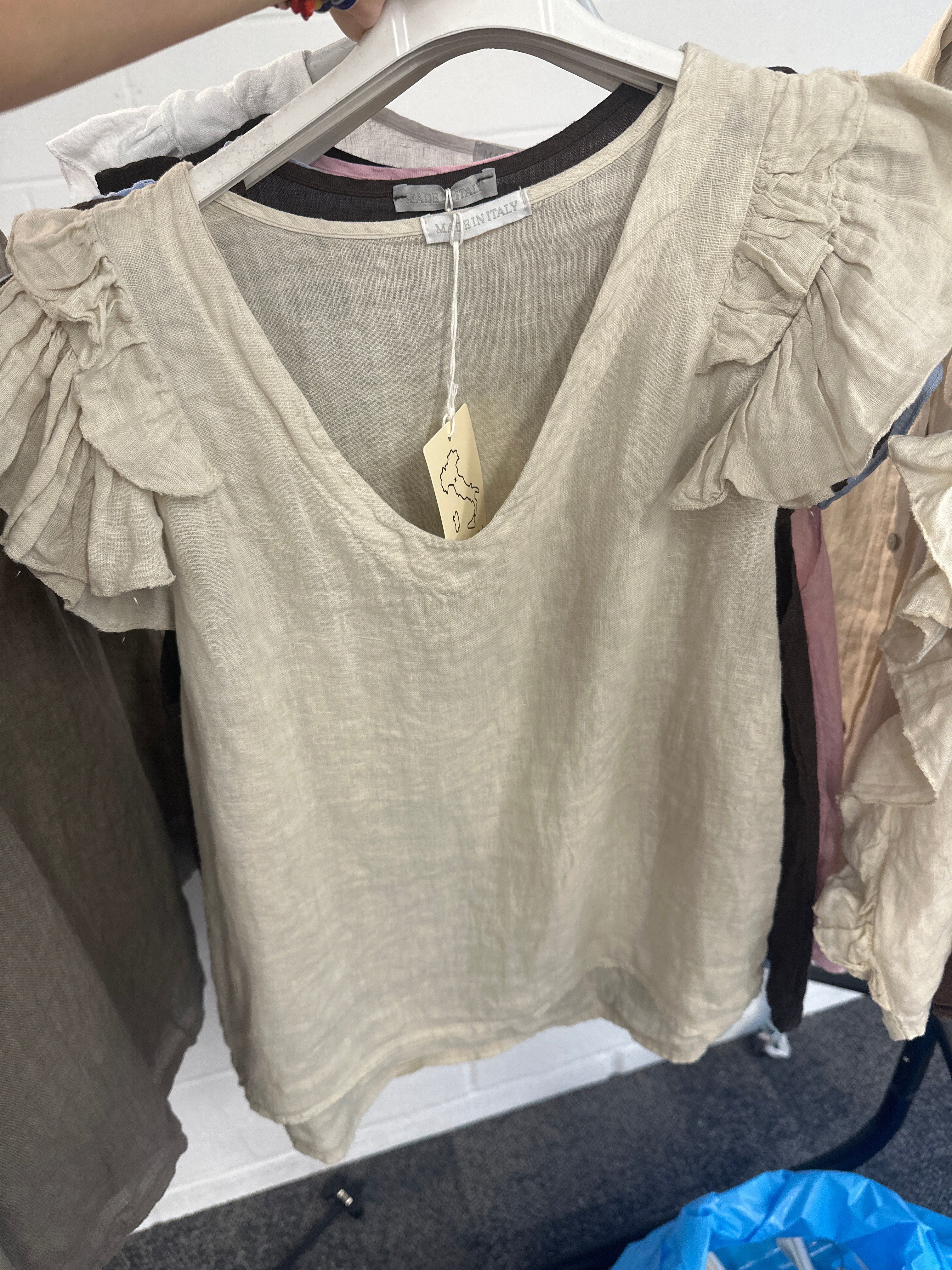 Flora Linen Vest
