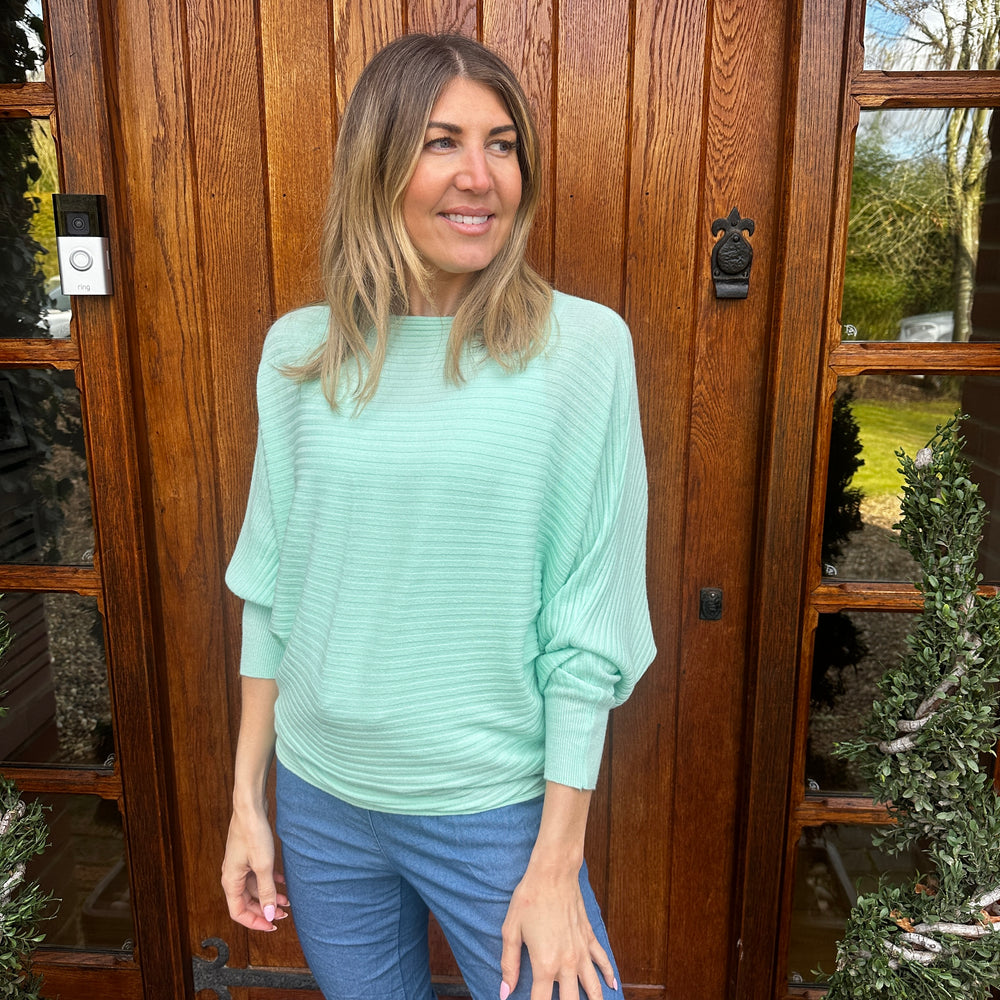 Sammie Ribbed Jumper - Blush Boutique Essex