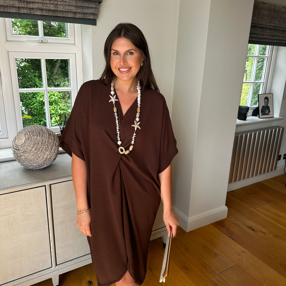 Tiffany Maxi Knot Dress - Blush Boutique Essex