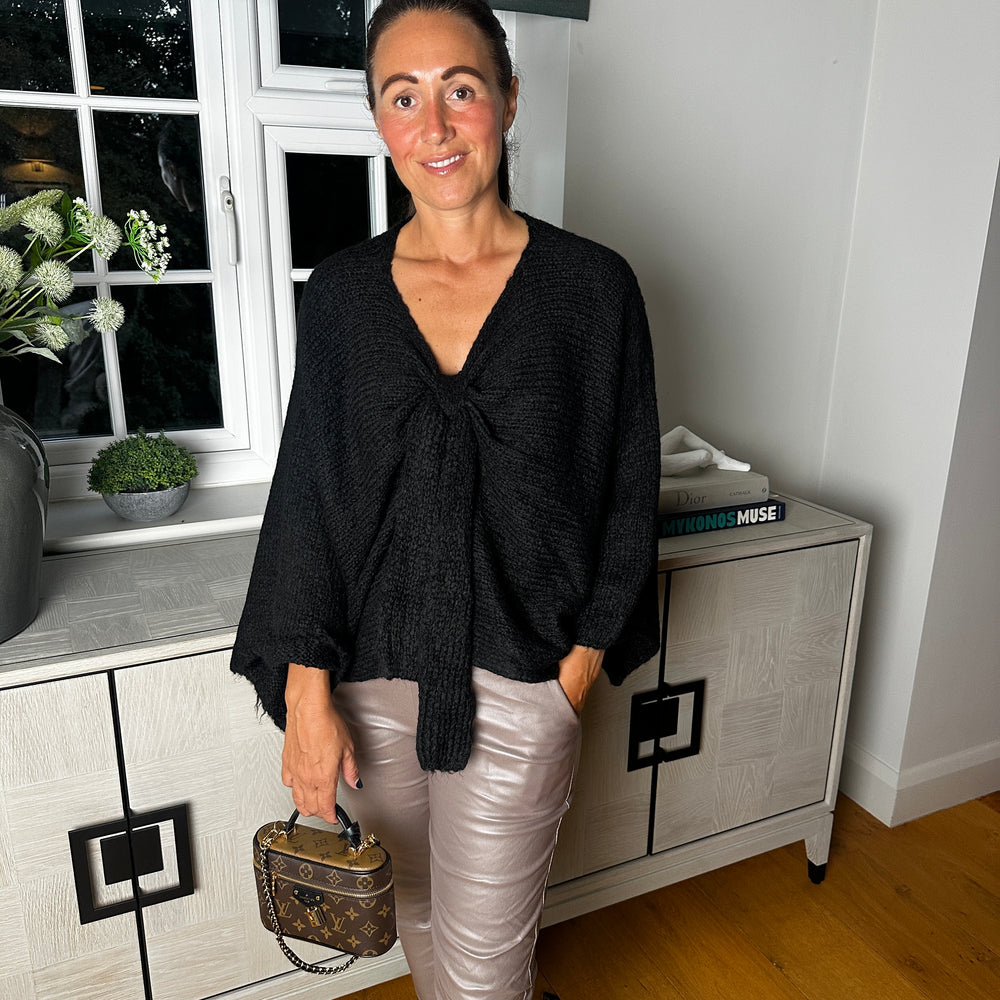 Shannon Bow Knit - Blush Boutique Essex