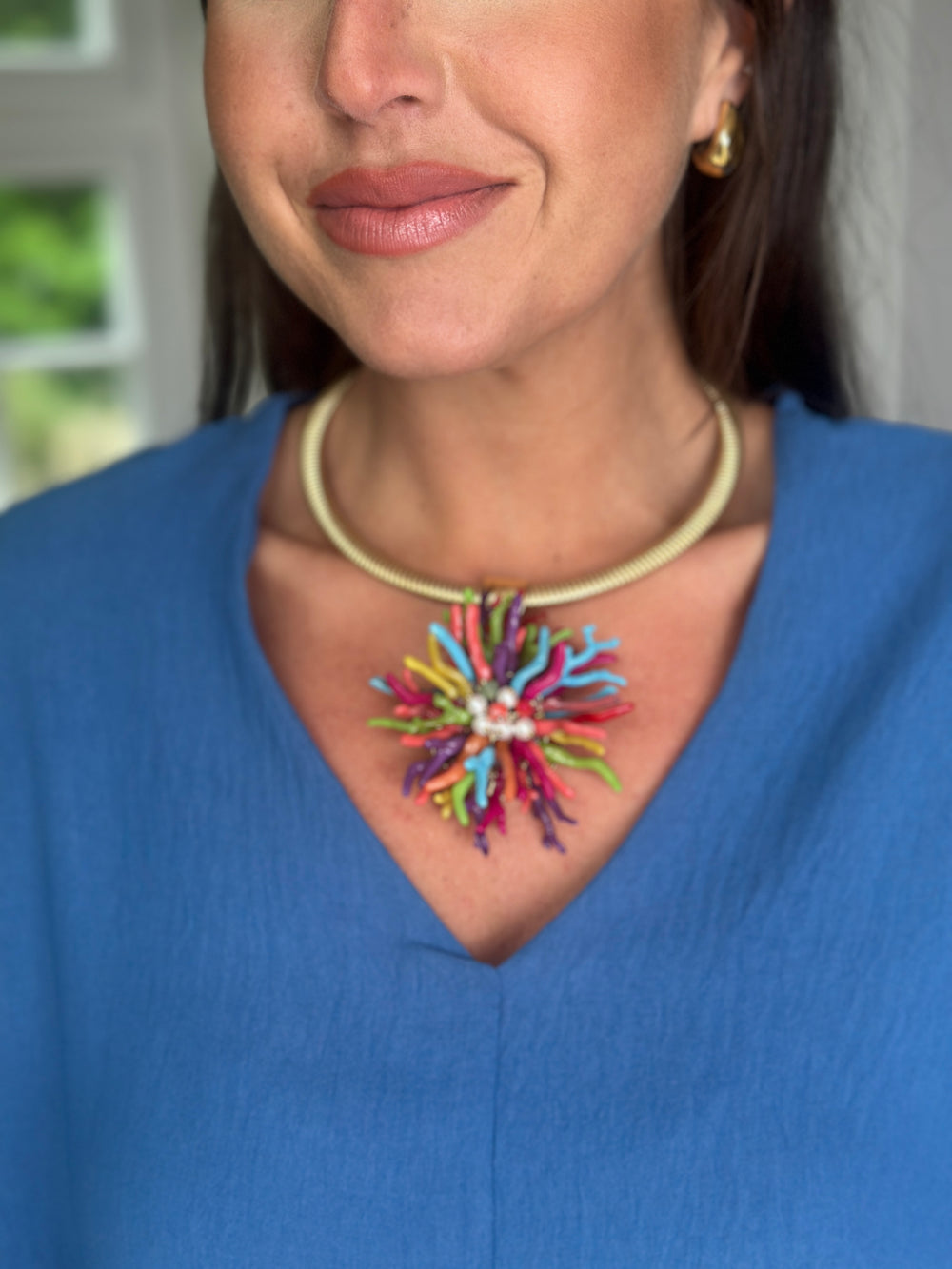 Coral Necklace - Blush Boutique Essex