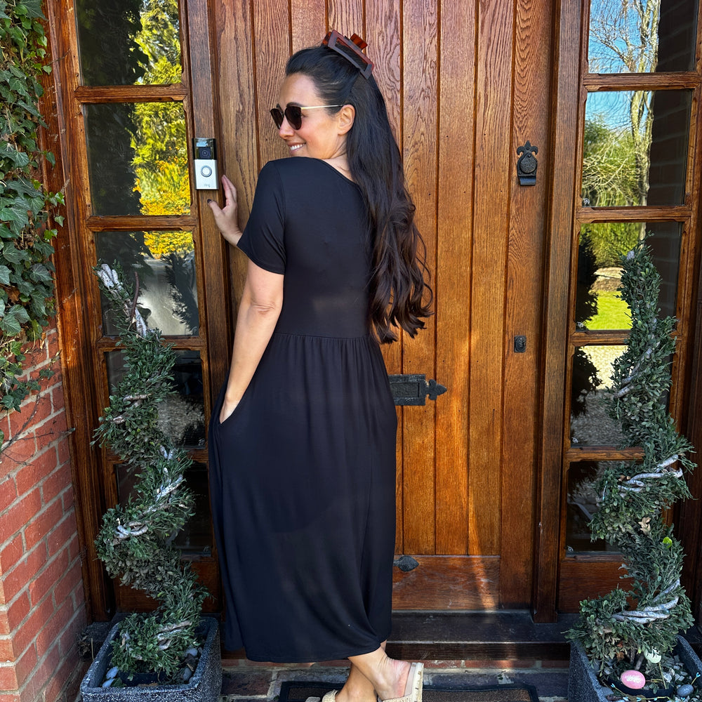 Helena Jersey Dress - Blush Boutique Essex