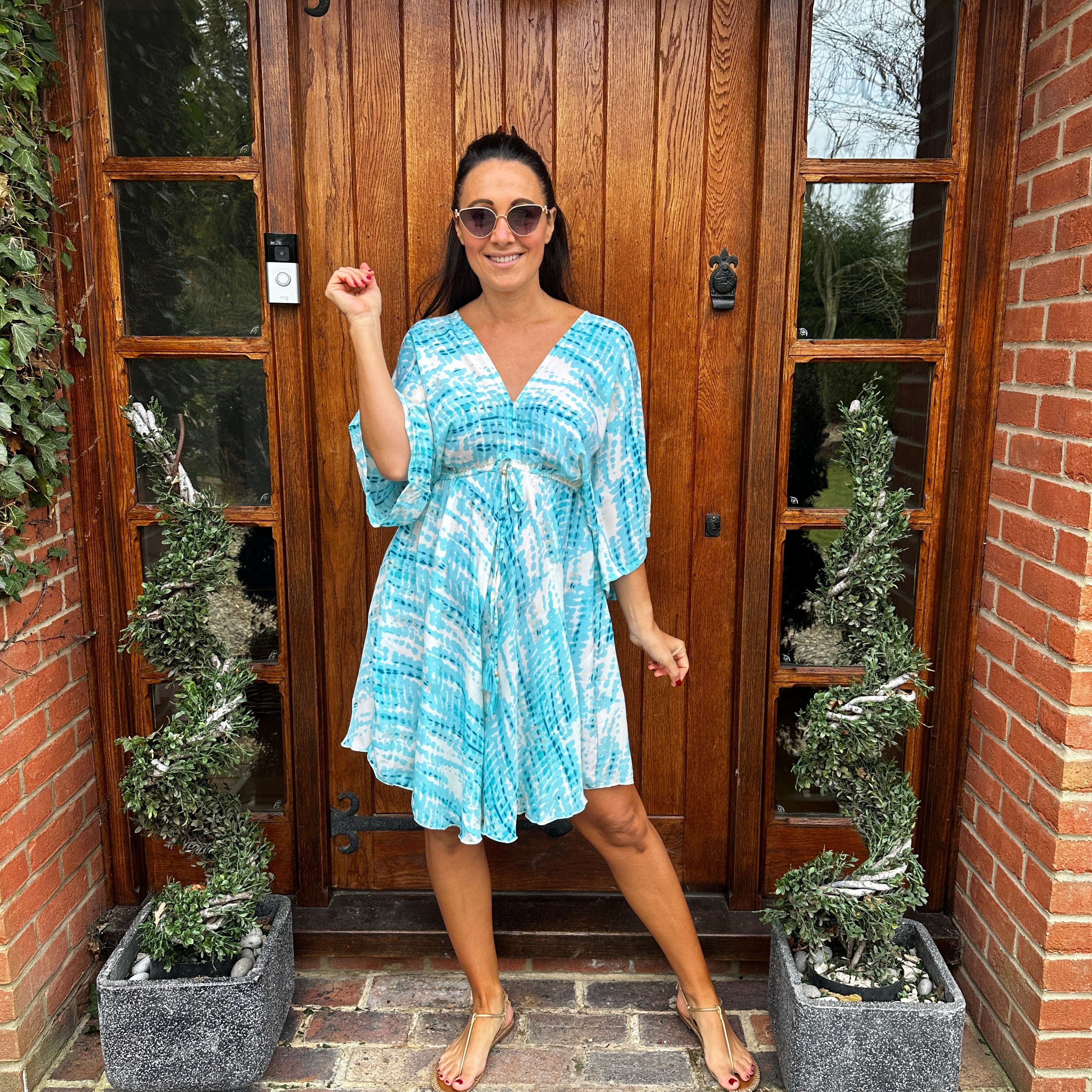 Fizz Kaftan Dress - Blush Boutique Essex