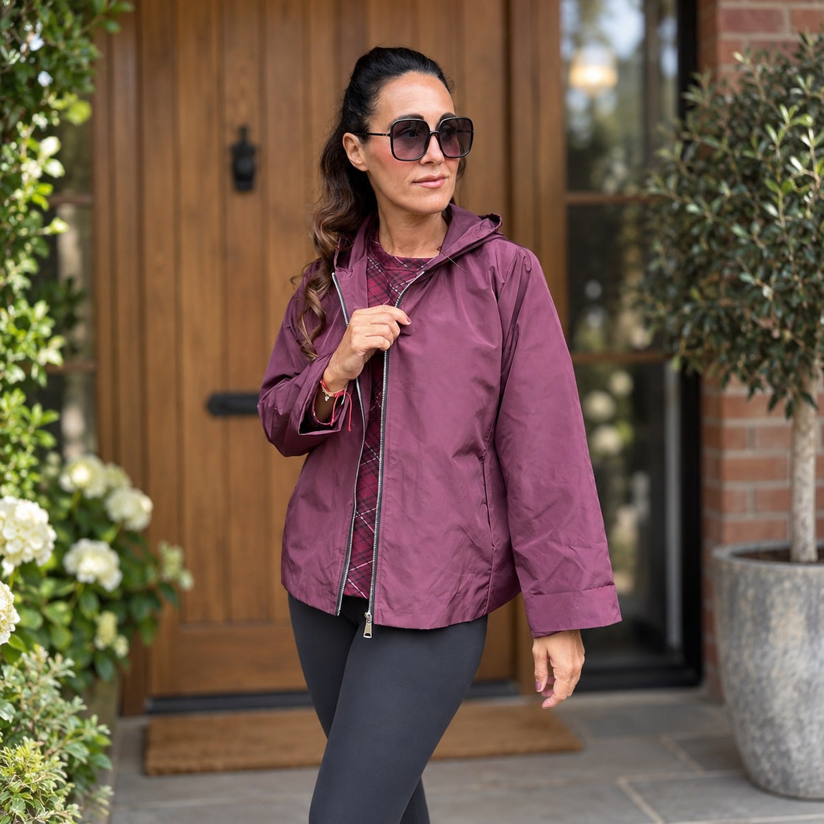 Geri Shower Jacket - Blush Boutique Essex